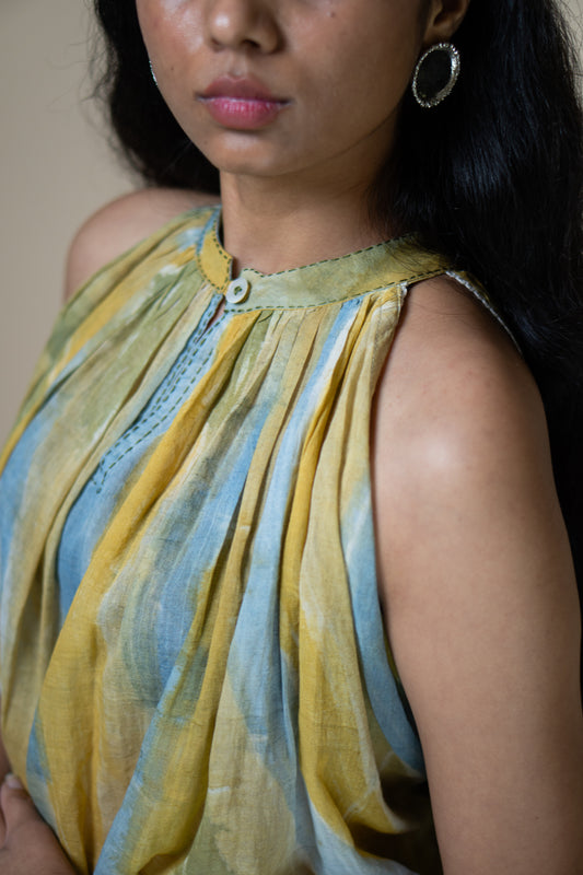 Meadows Hand Painted Blouse