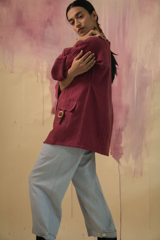 Phosphene Unisex Haori & Grey Pants Set