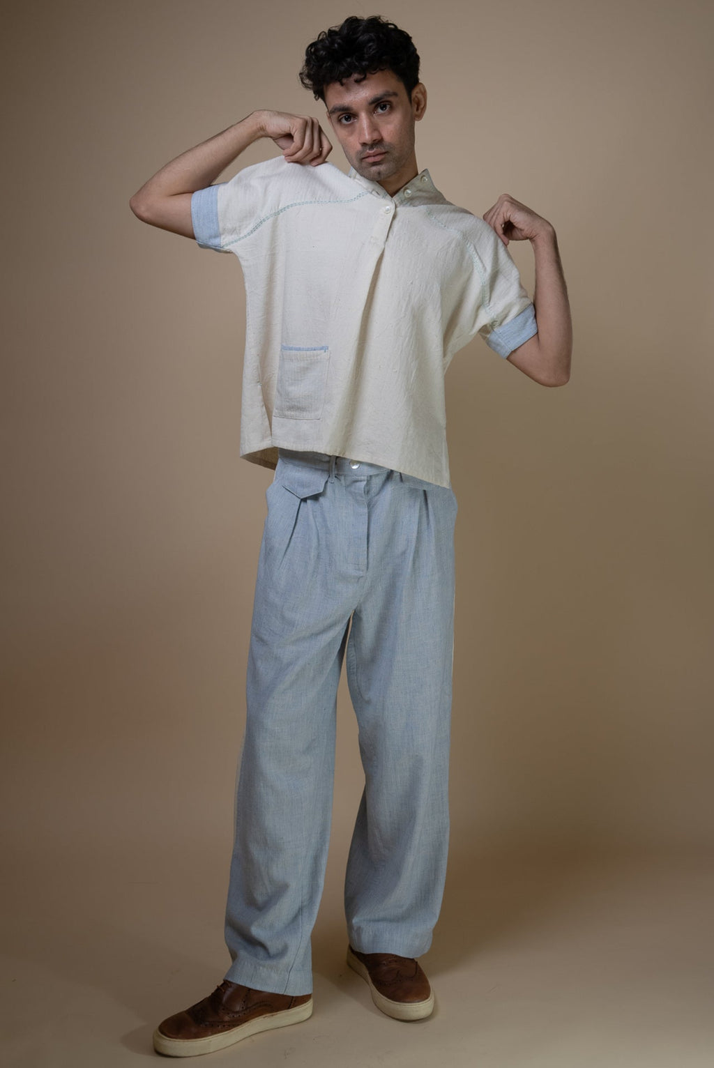 Meadows Unisex Pleated Pants