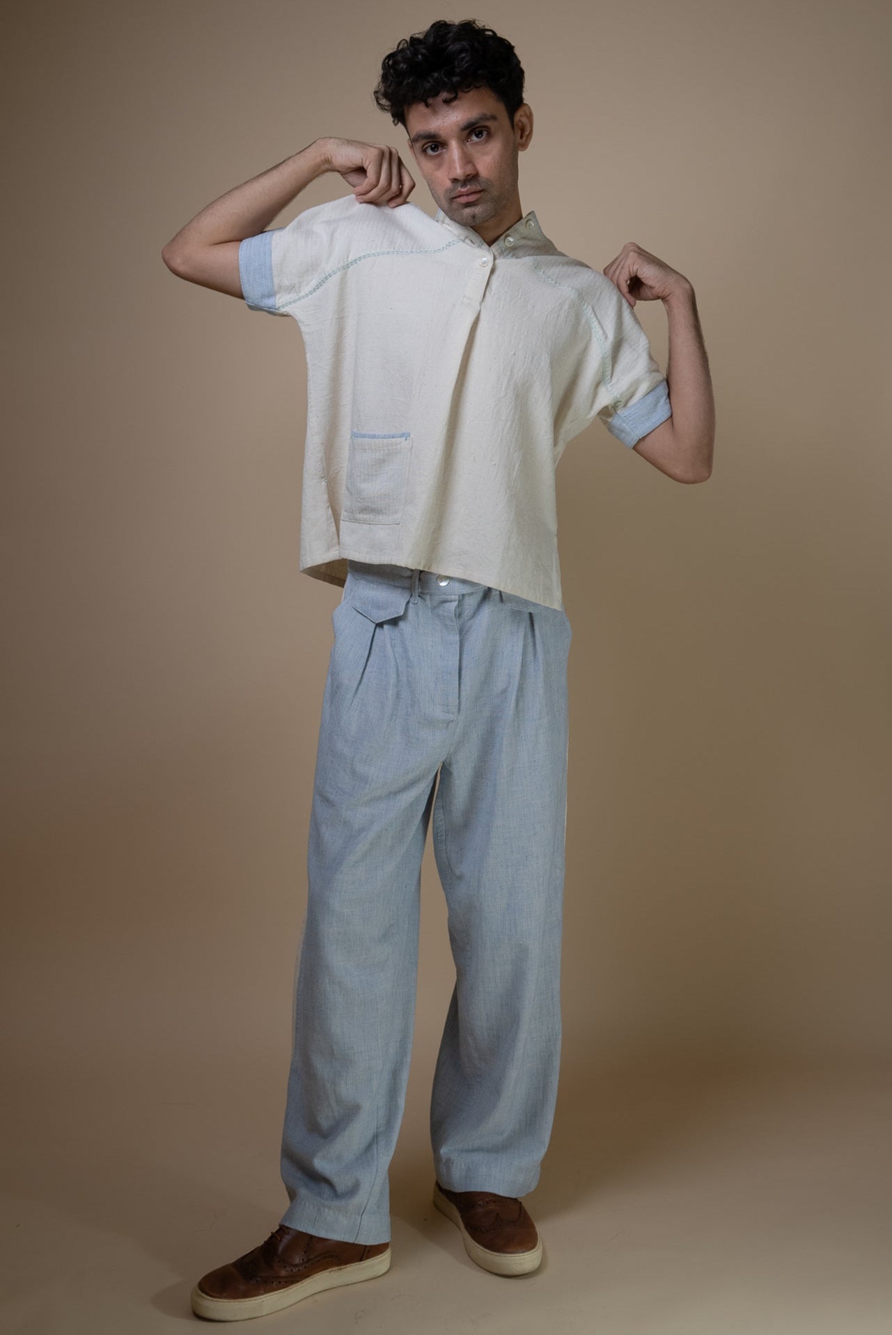 Meadows Unisex Pleated Pants