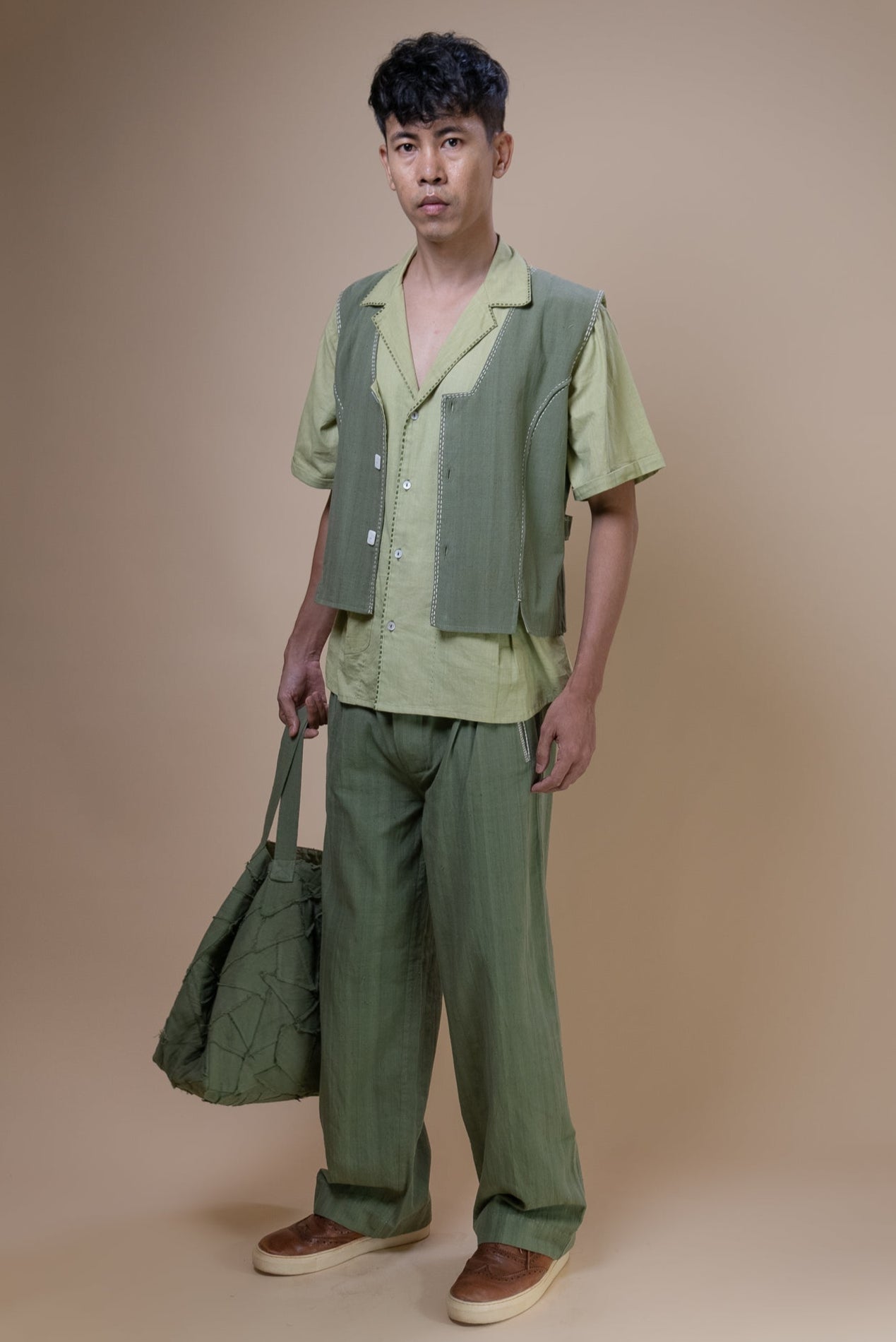 Meadows Unisex Olive Vest