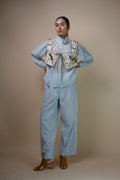 Meadows Reversible Tie-Up Blouse