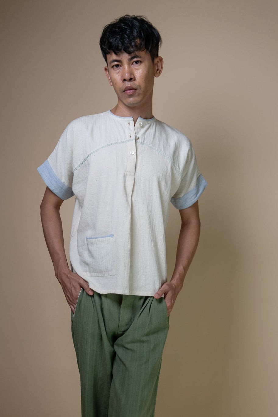 Meadows Unisex Yoke Detail Shirt