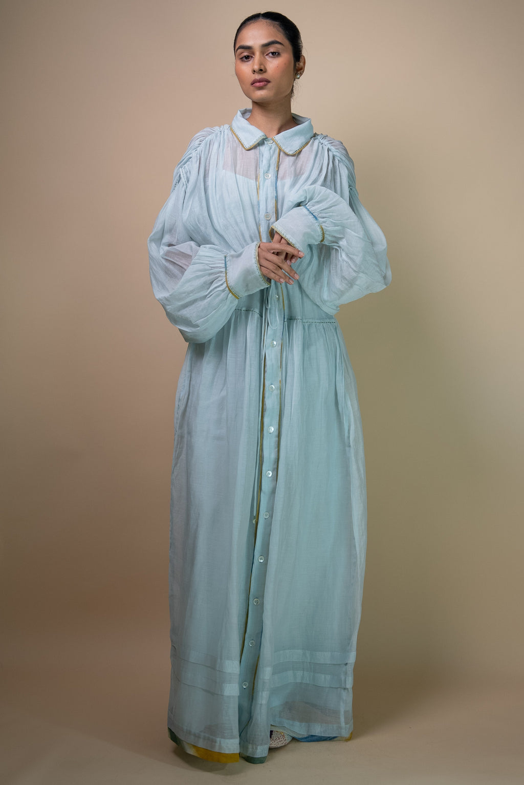 Meadows Chanderi Shirt Dress