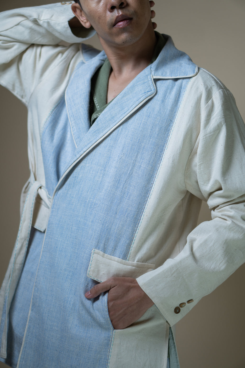 Meadows Unisex Tie-Up Blazer