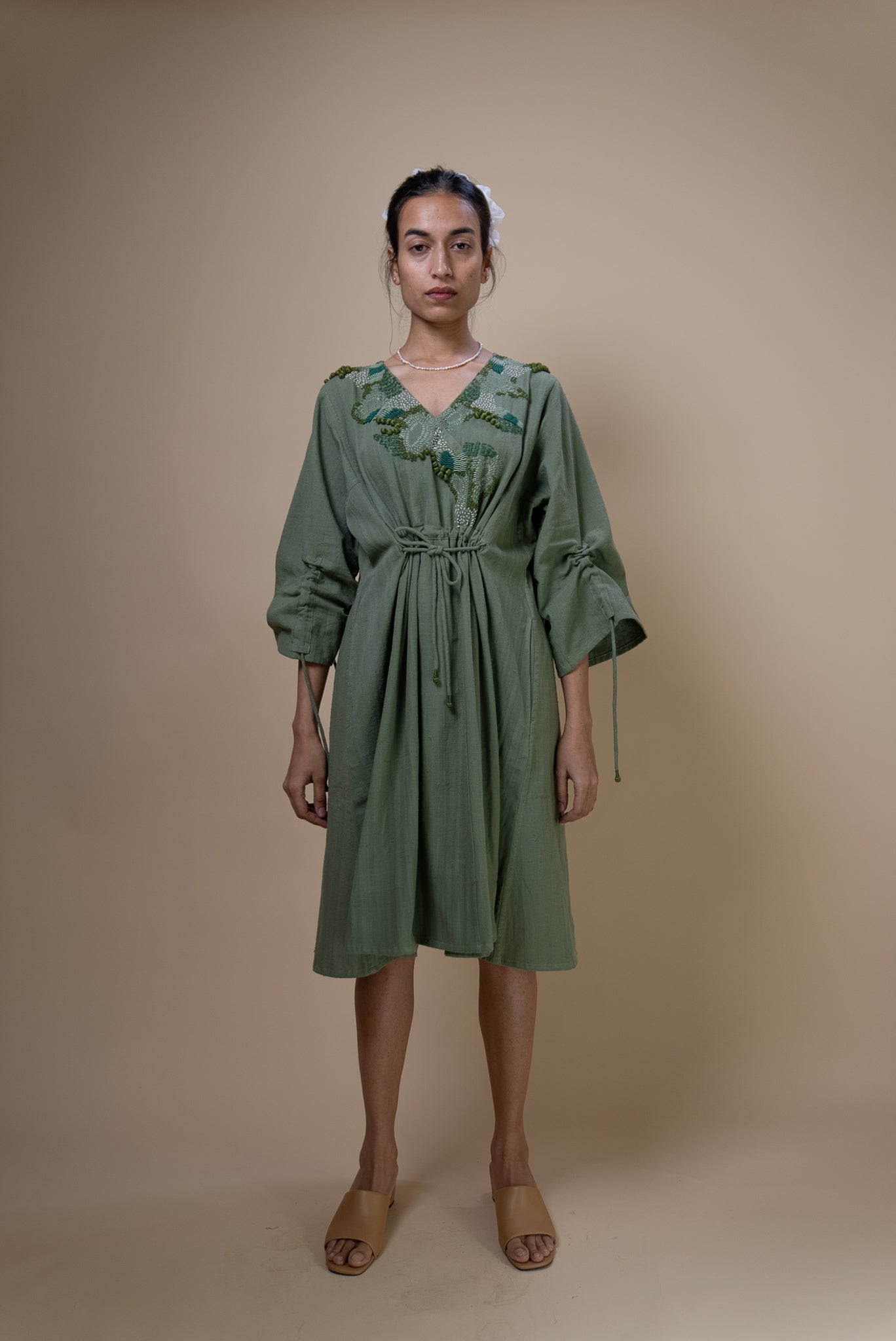 Meadows Ruched Dress