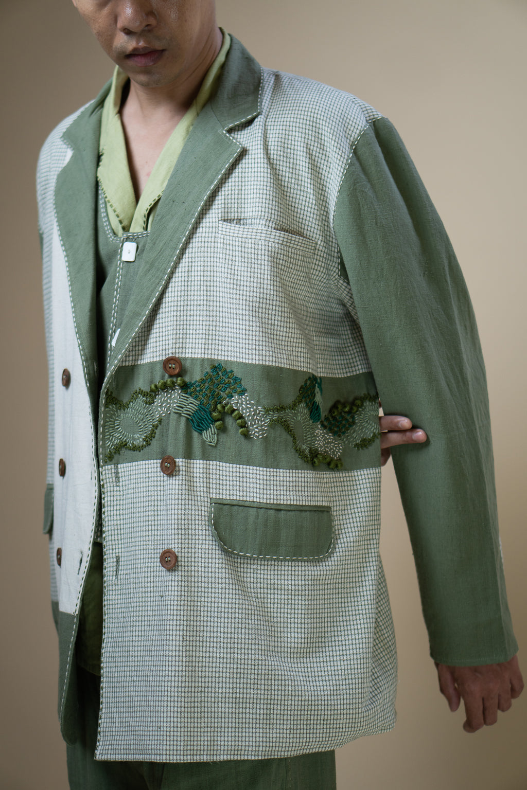 Meadows Unisex Double Breasted Blazer