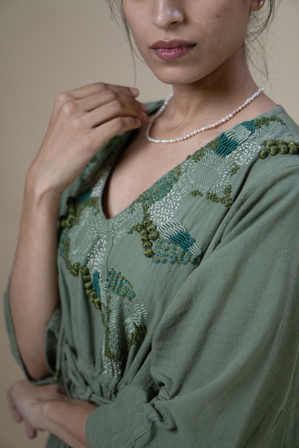 Meadows Ruched Dress