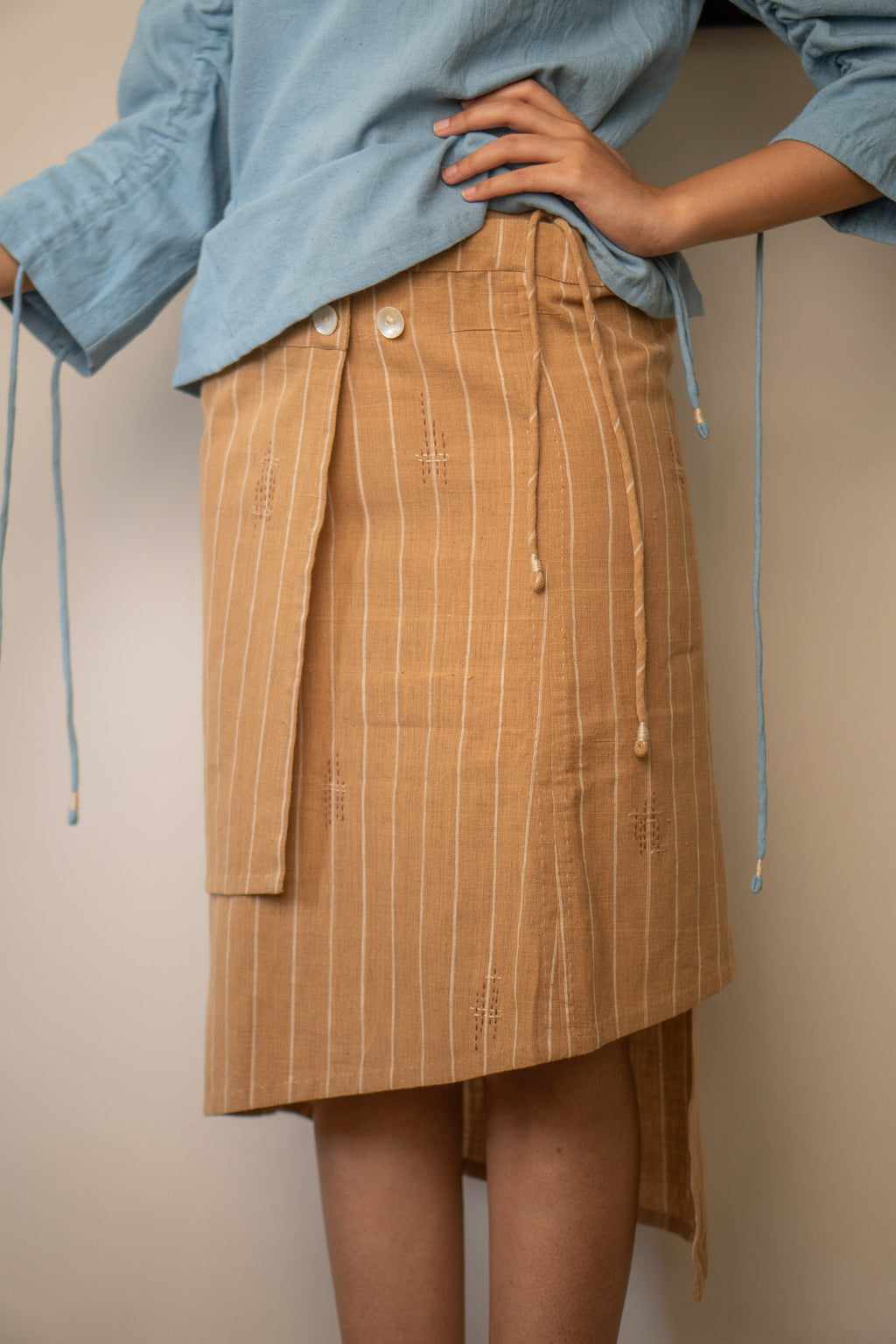 Materiality Wrap Around Skirt