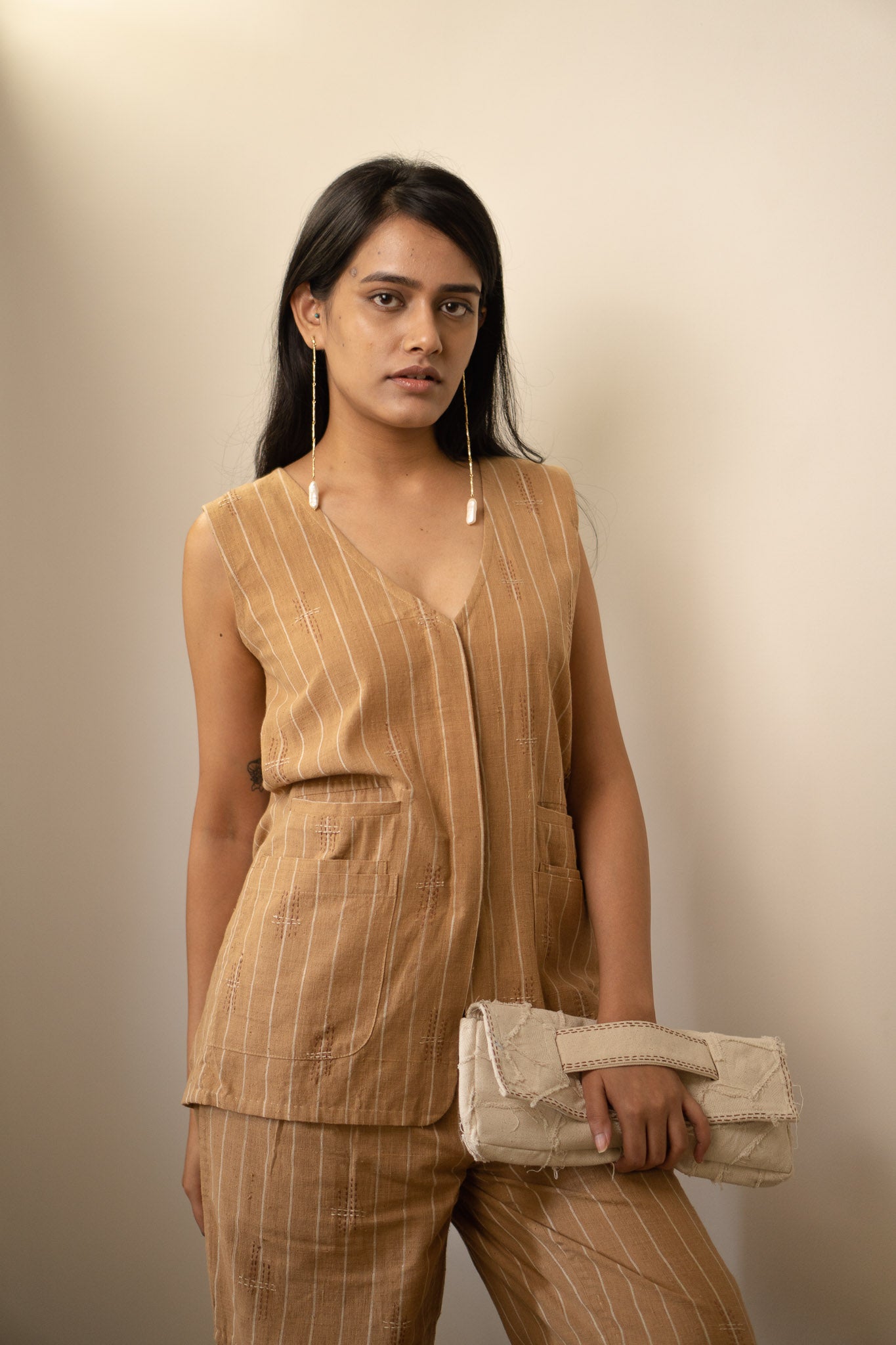 Materiality Long Vest