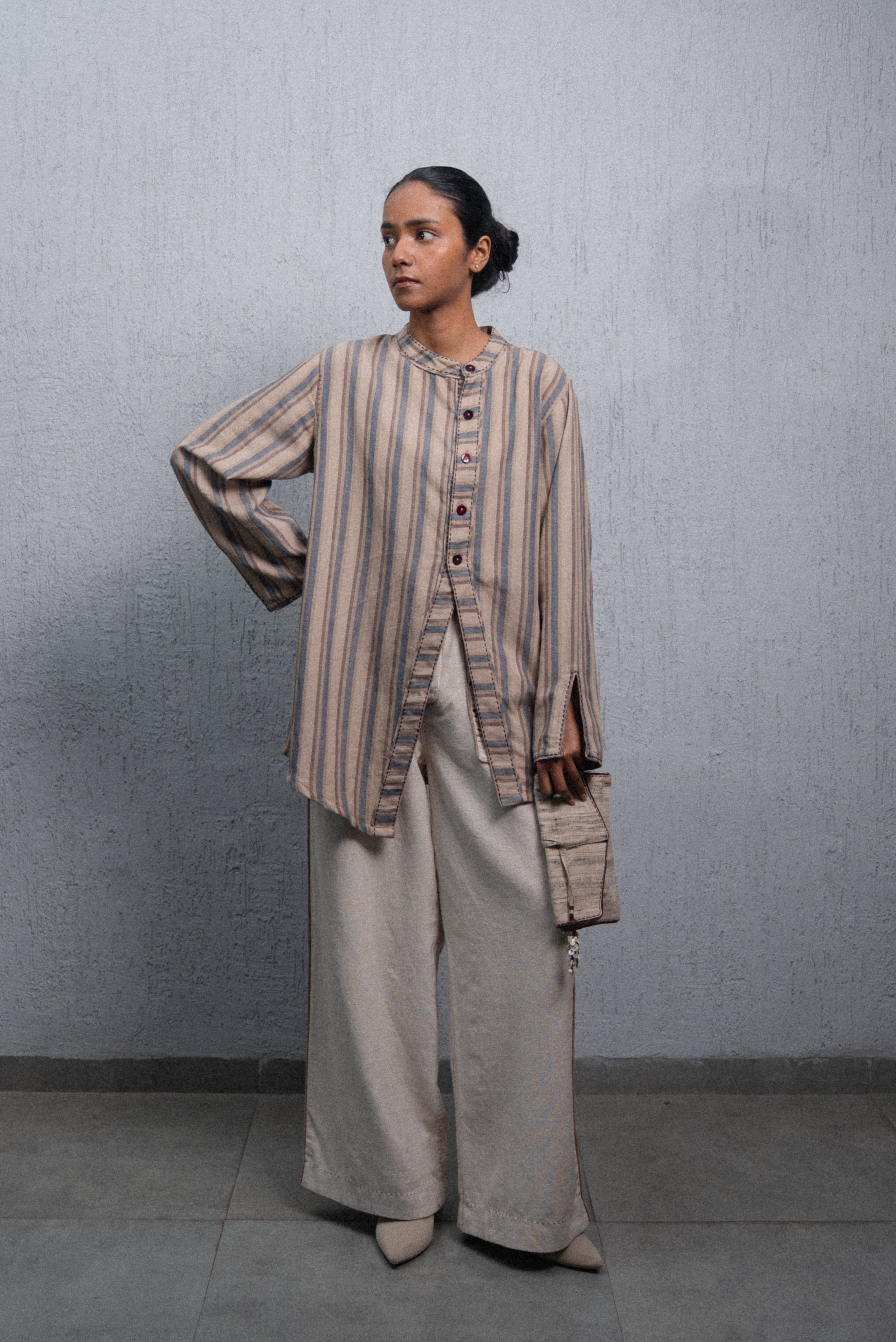 Unquiet Asymmetric Shirt