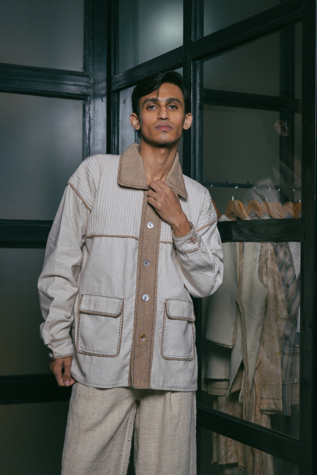 Unquiet Oversized Shirt Jacket