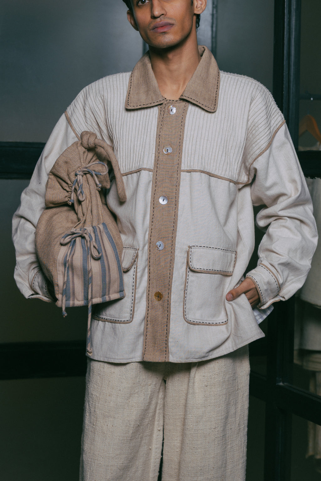 Unquiet Oversized Shirt Jacket