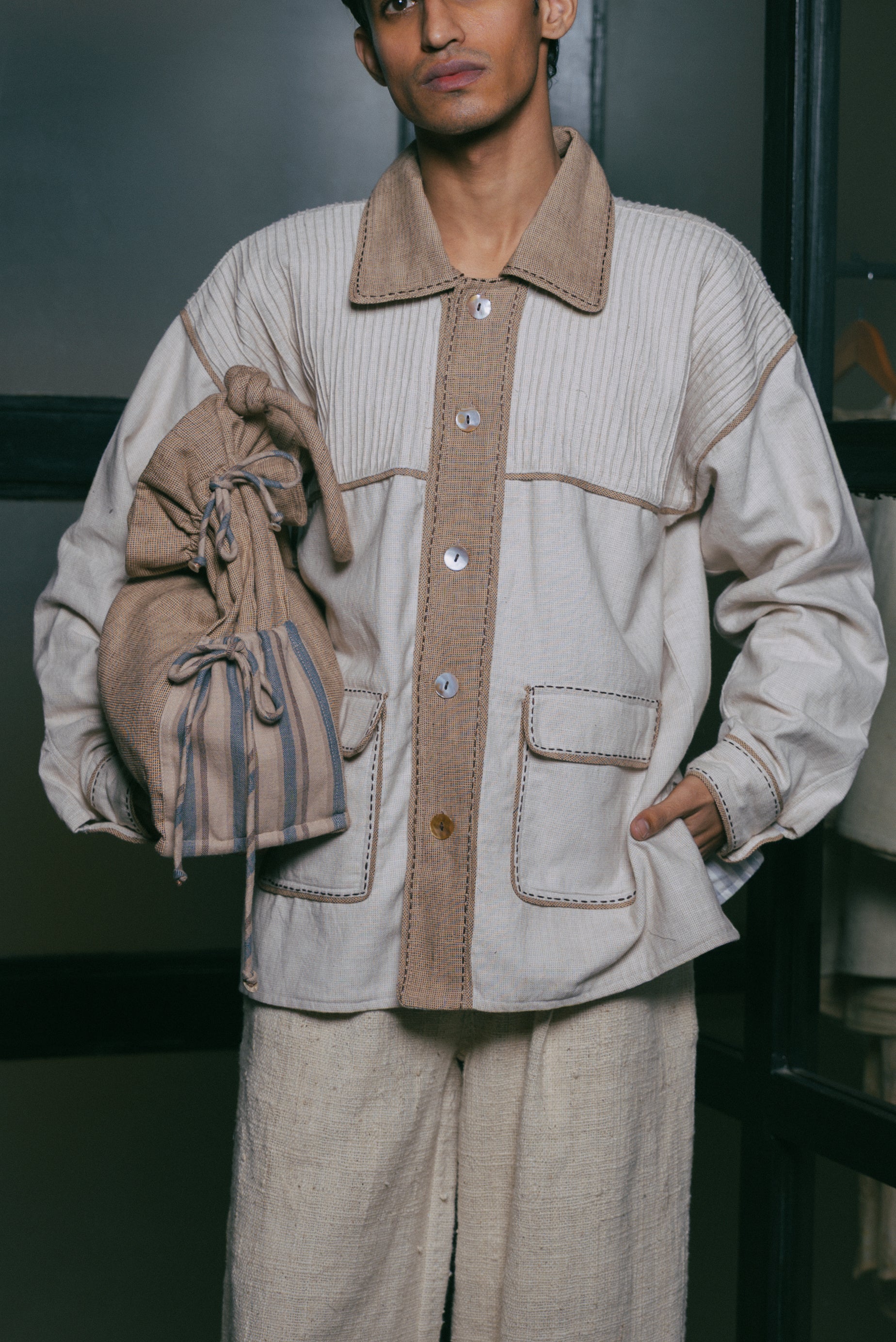 Unquiet Oversized Shirt Jacket