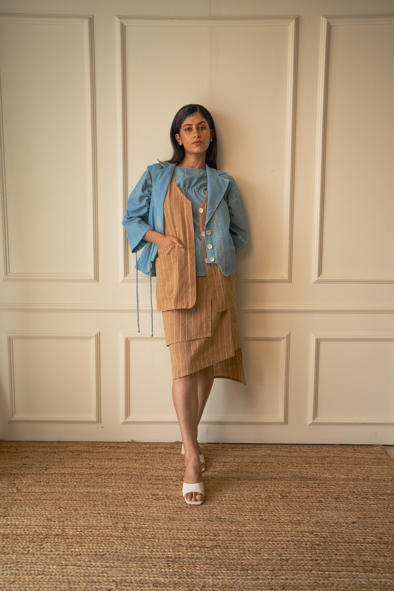Materiality Wrap Around Skirt