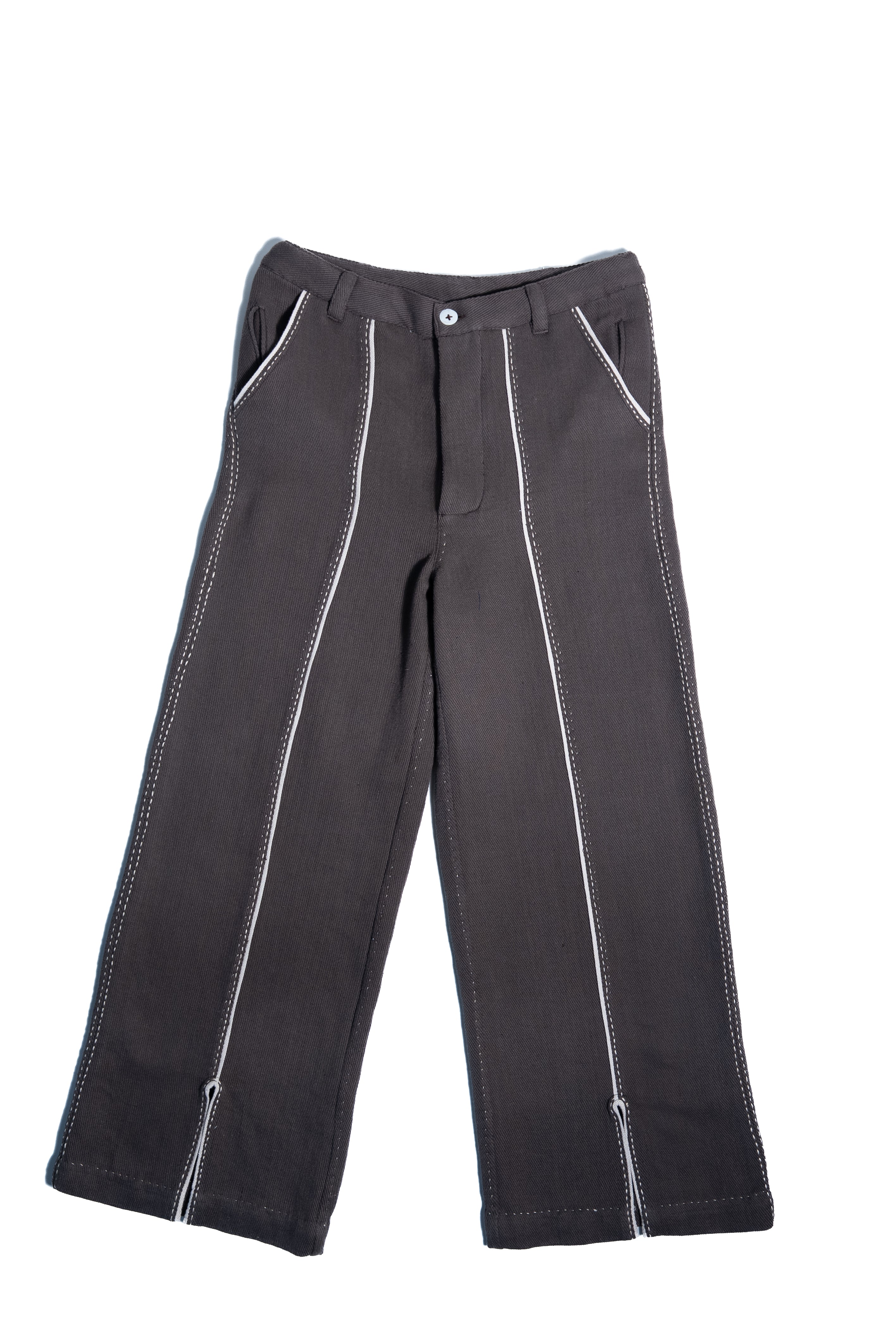 Unquiet Unisex Front Slit Pants