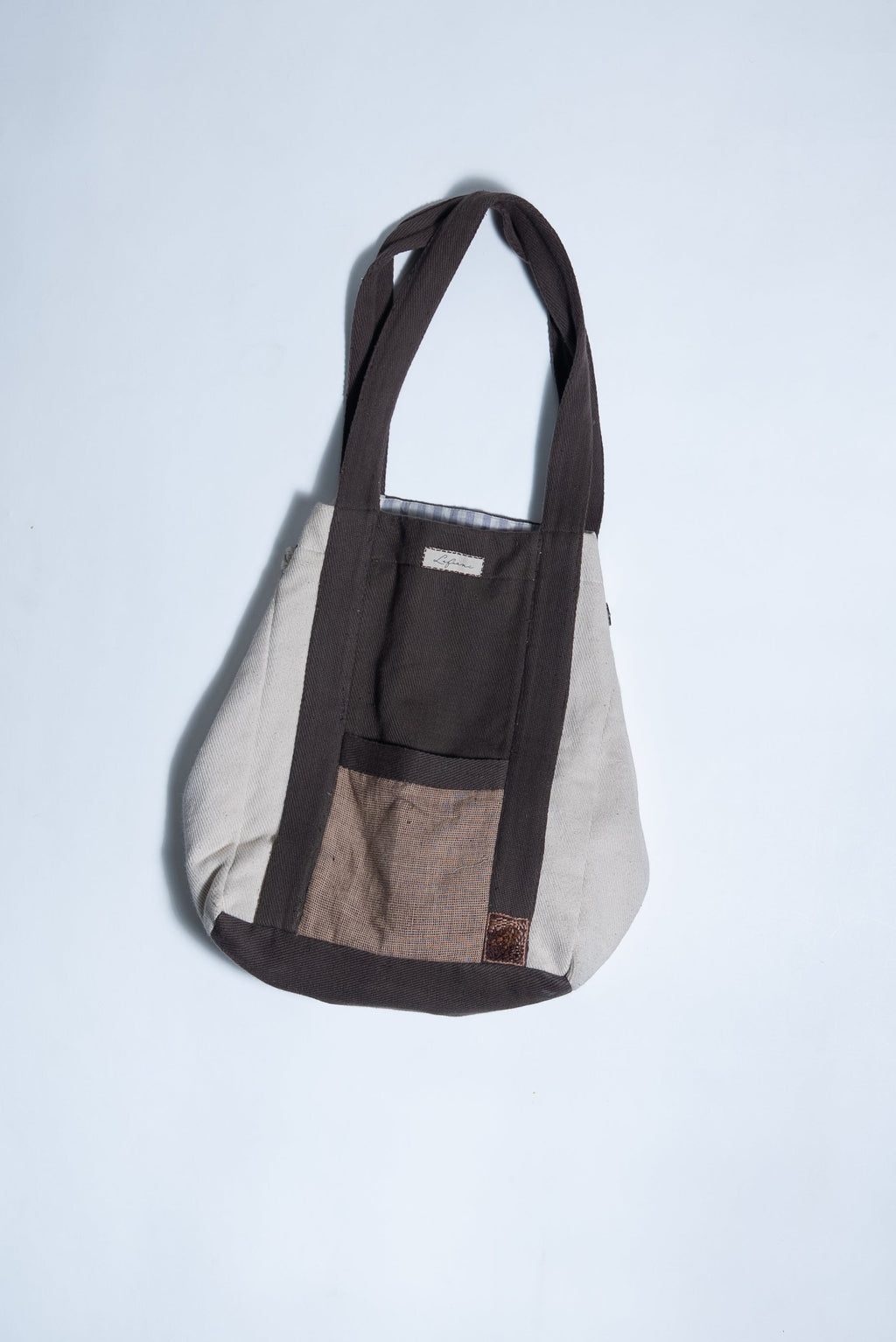 Colour-Blocked Tote Bag