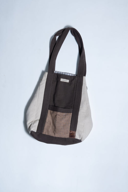 Colour-Blocked Tote Bag
