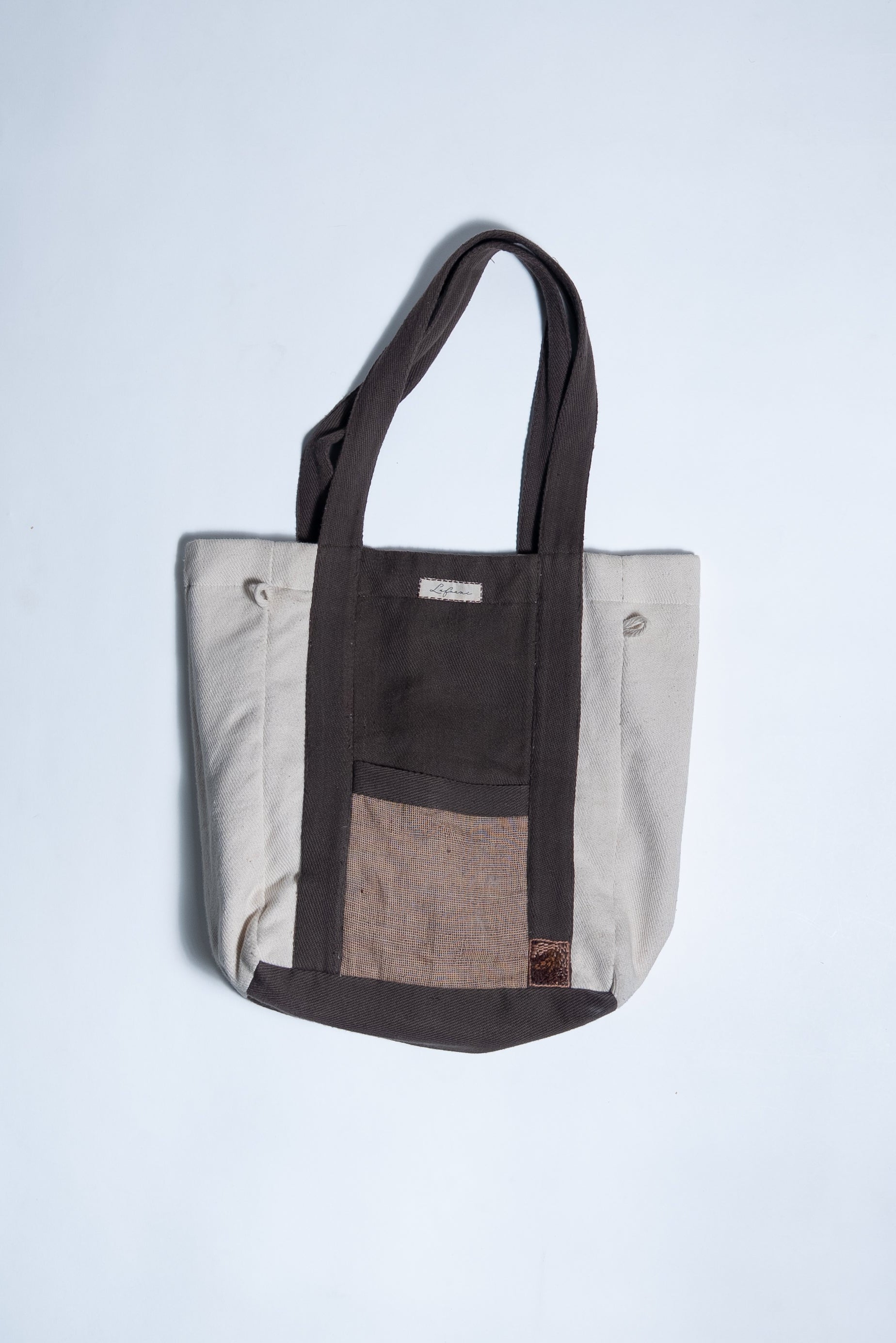 Colour-Blocked Tote Bag