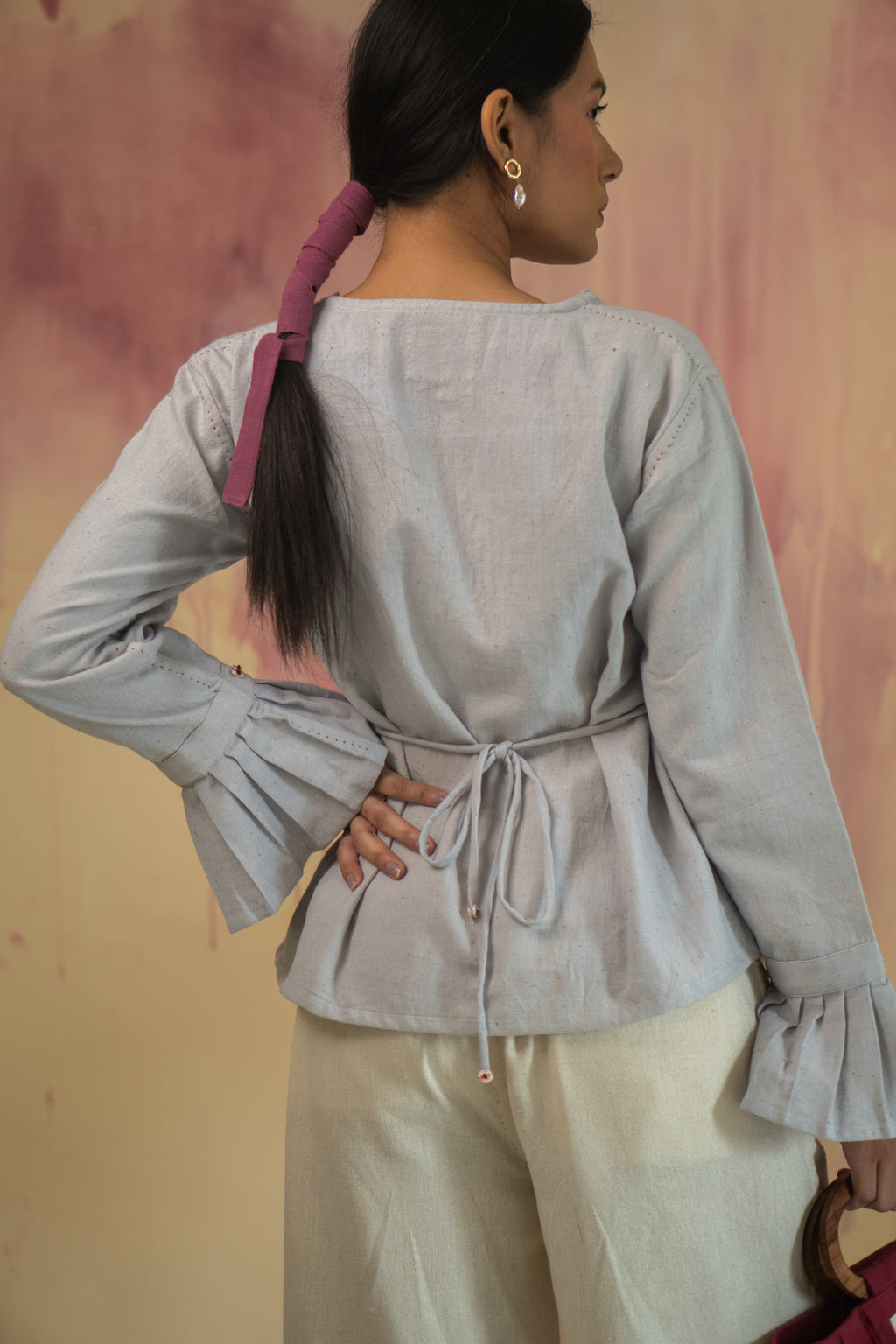 Phosphene Pintuck Blouse