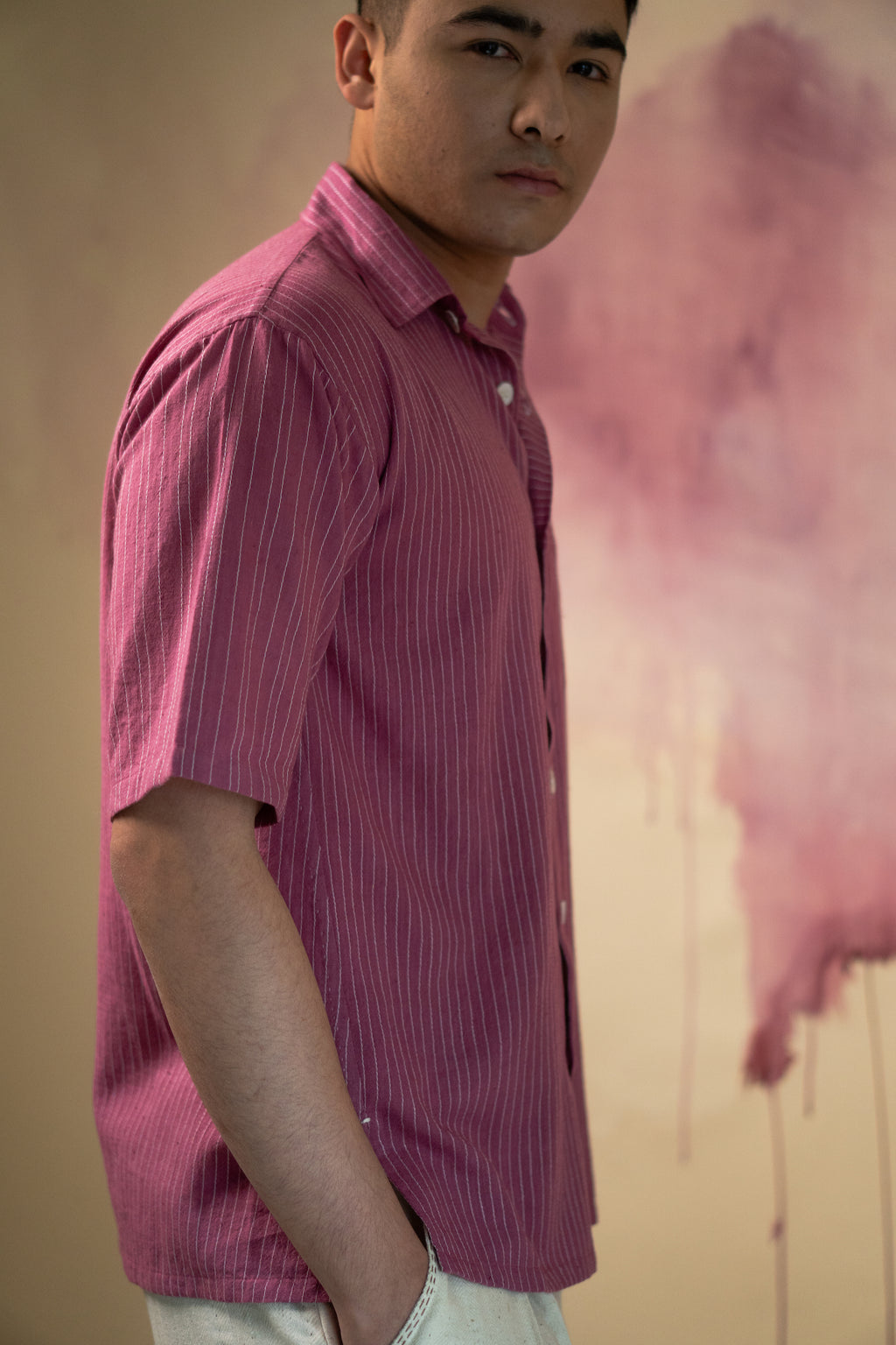 Phosphene Stitch Lines Shirt