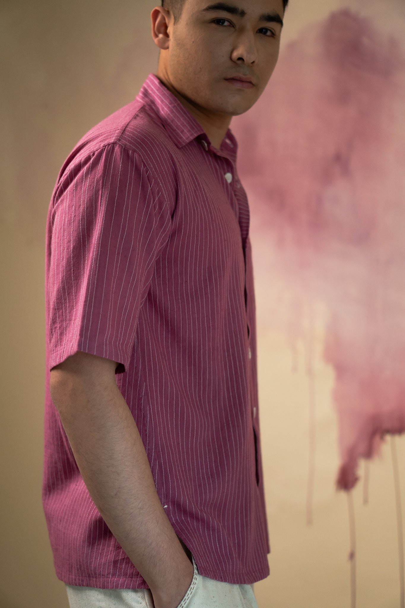 Phosphene Stitch Lines Shirt