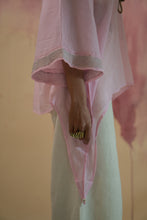 Load image into Gallery viewer, Phosphene Asymmetric Blouse &amp; Kora Side Slit Pants Set
