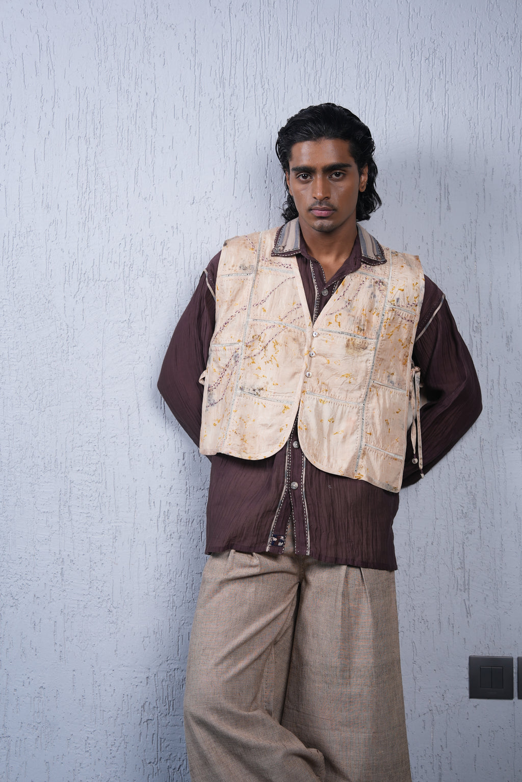 Unquiet Silk Lace Bib