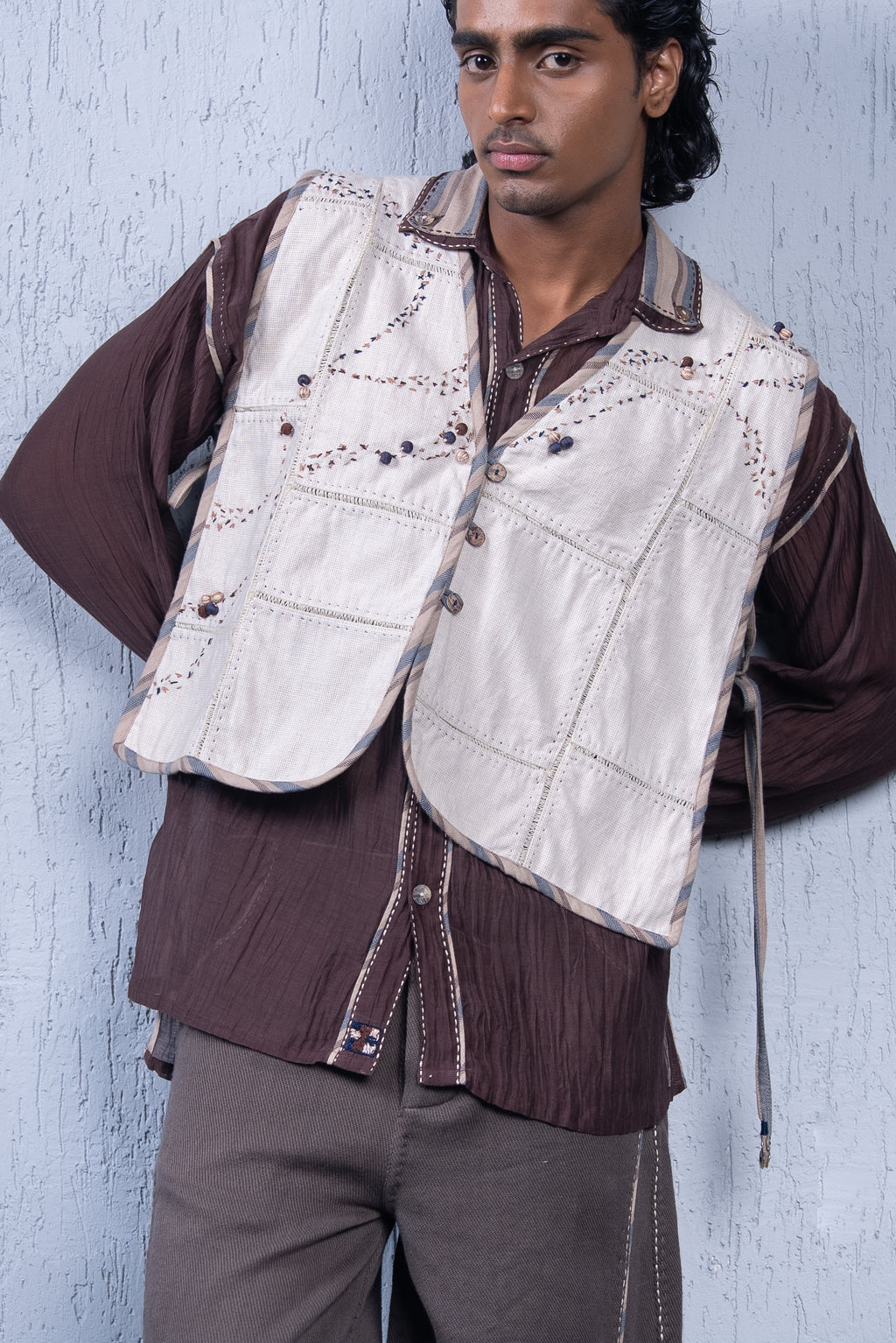 Unquiet Pique Lace Bib