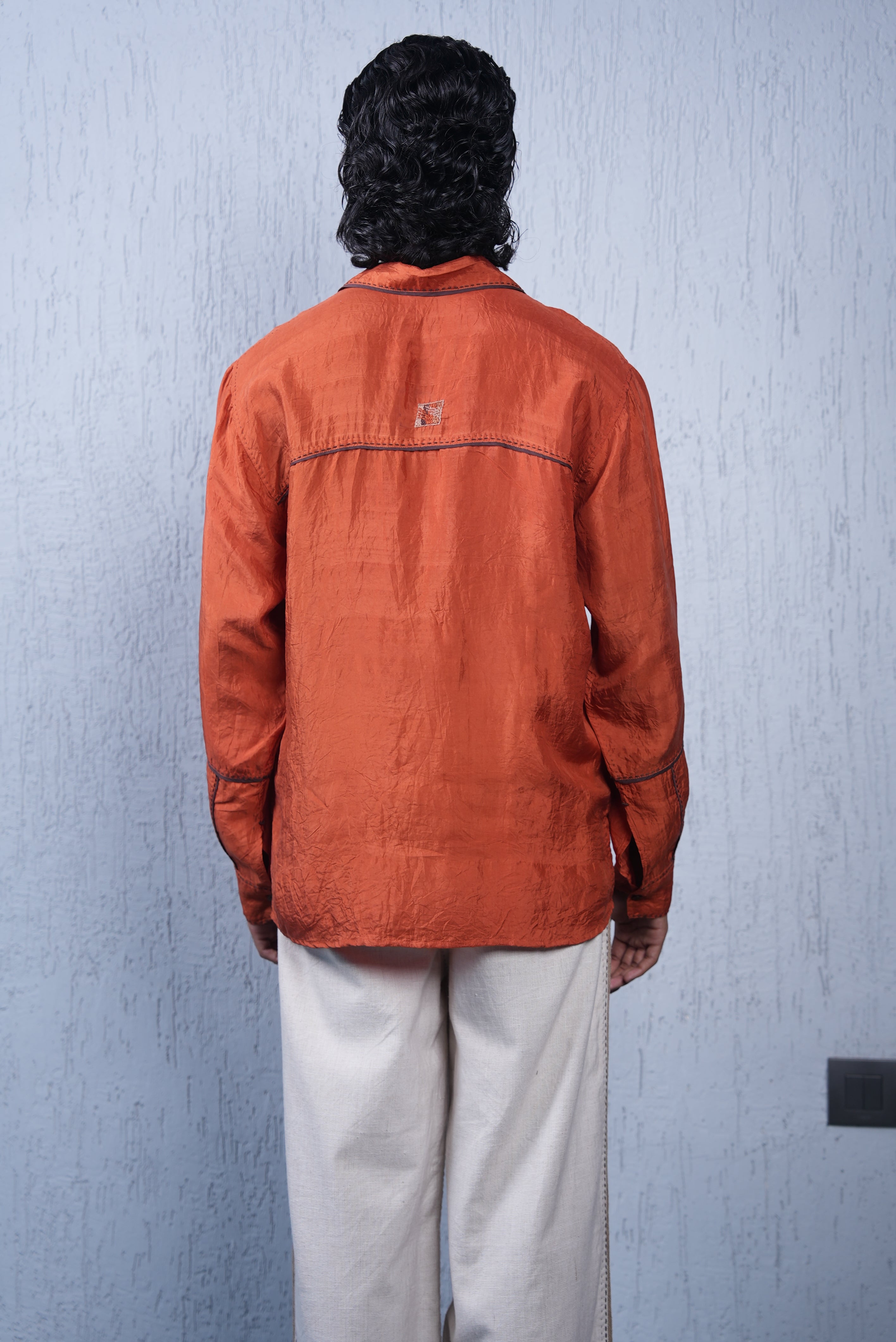 Unquiet Panelled Silk Shirt