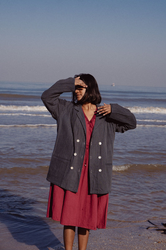 Unisex Pintucks Jacket