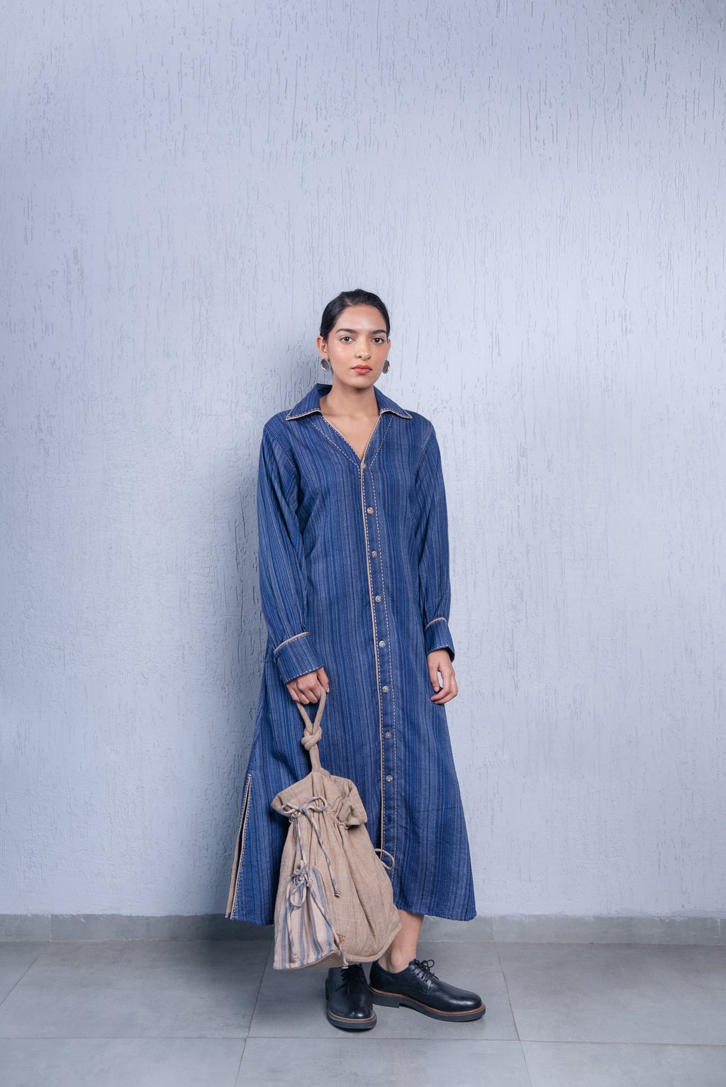 Unquiet Button Down Dress