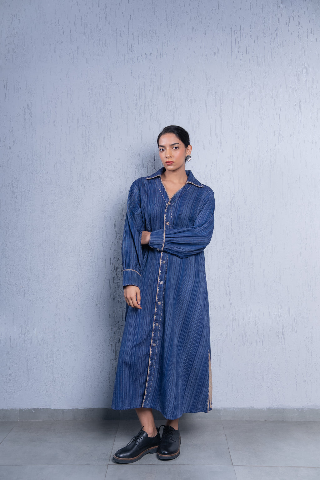 Unquiet Button Down Dress