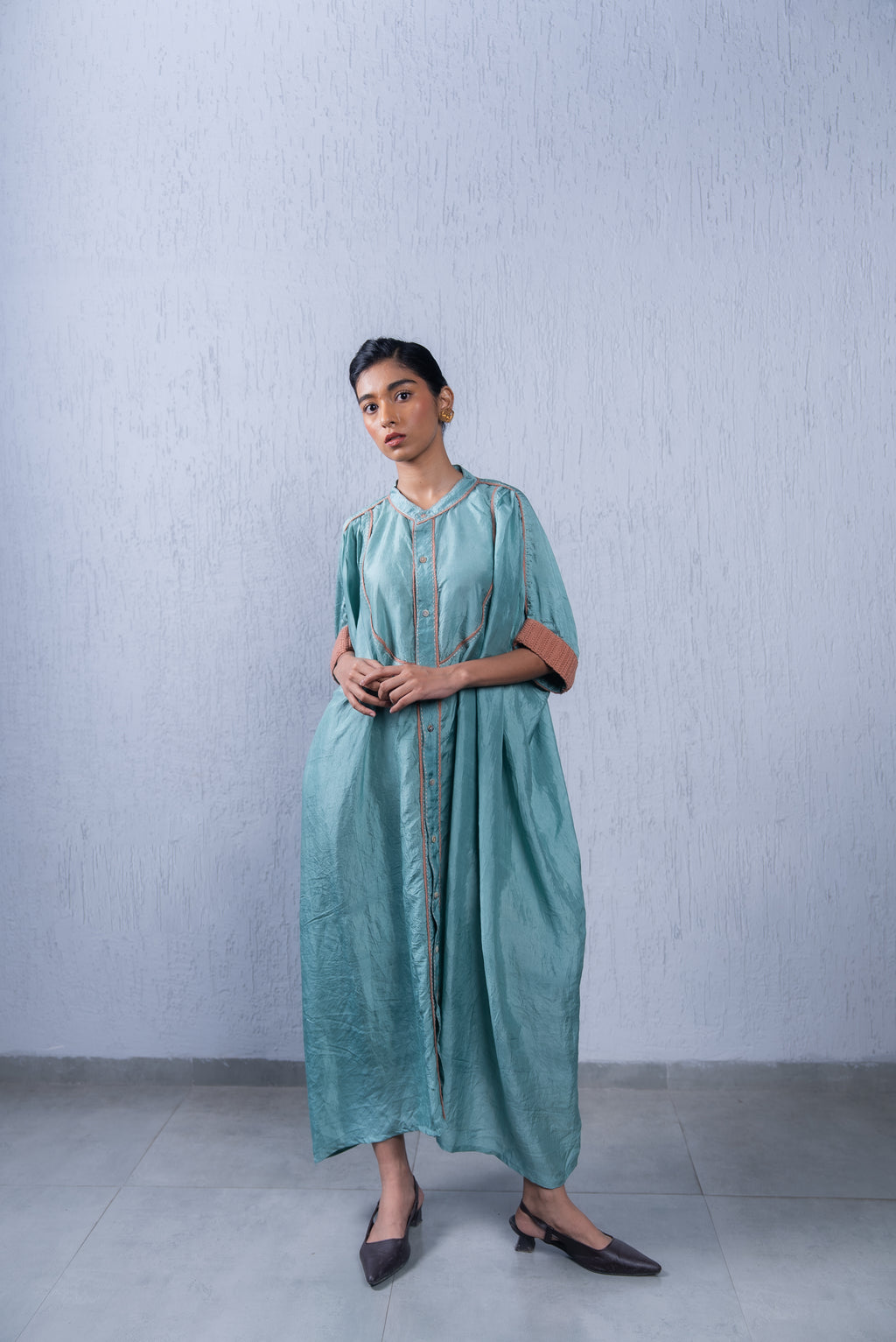 Unquiet Crochet Detail Kaftan