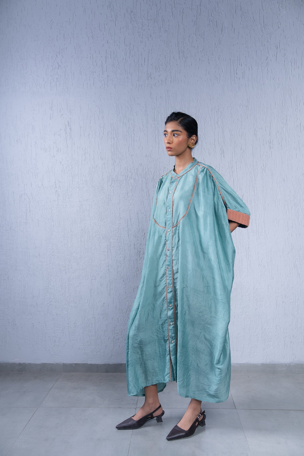 Unquiet Crochet Detail Kaftan