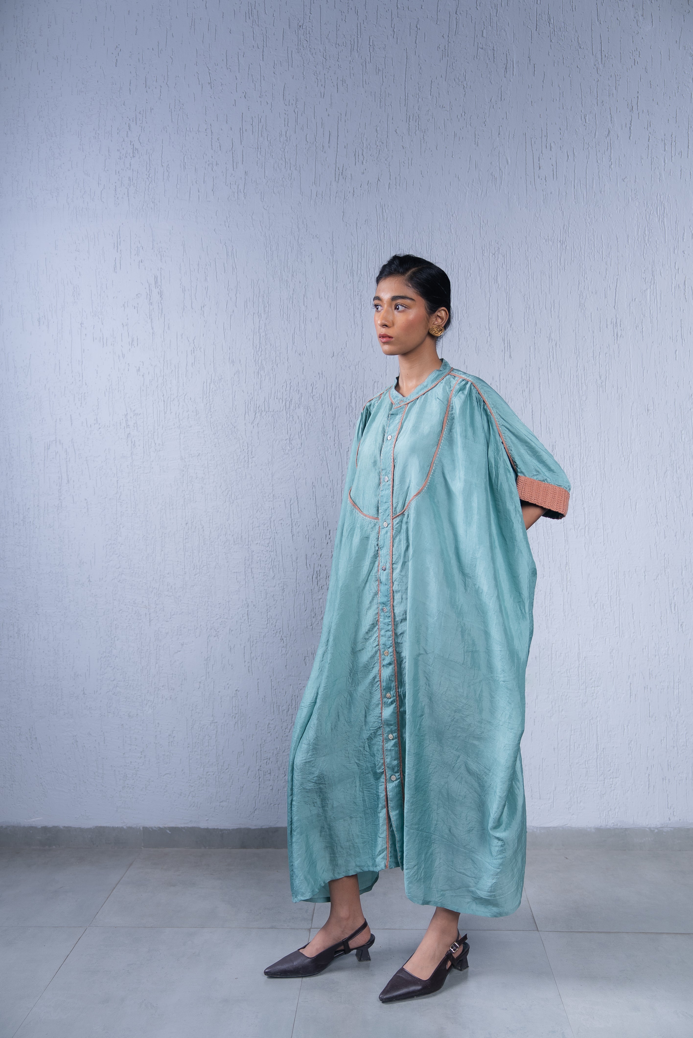 Unquiet Crochet Detail Kaftan