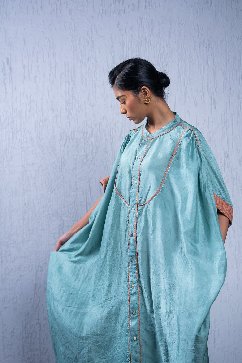 Unquiet Crochet Detail Kaftan
