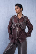 Unquiet Tie-Up Blouse