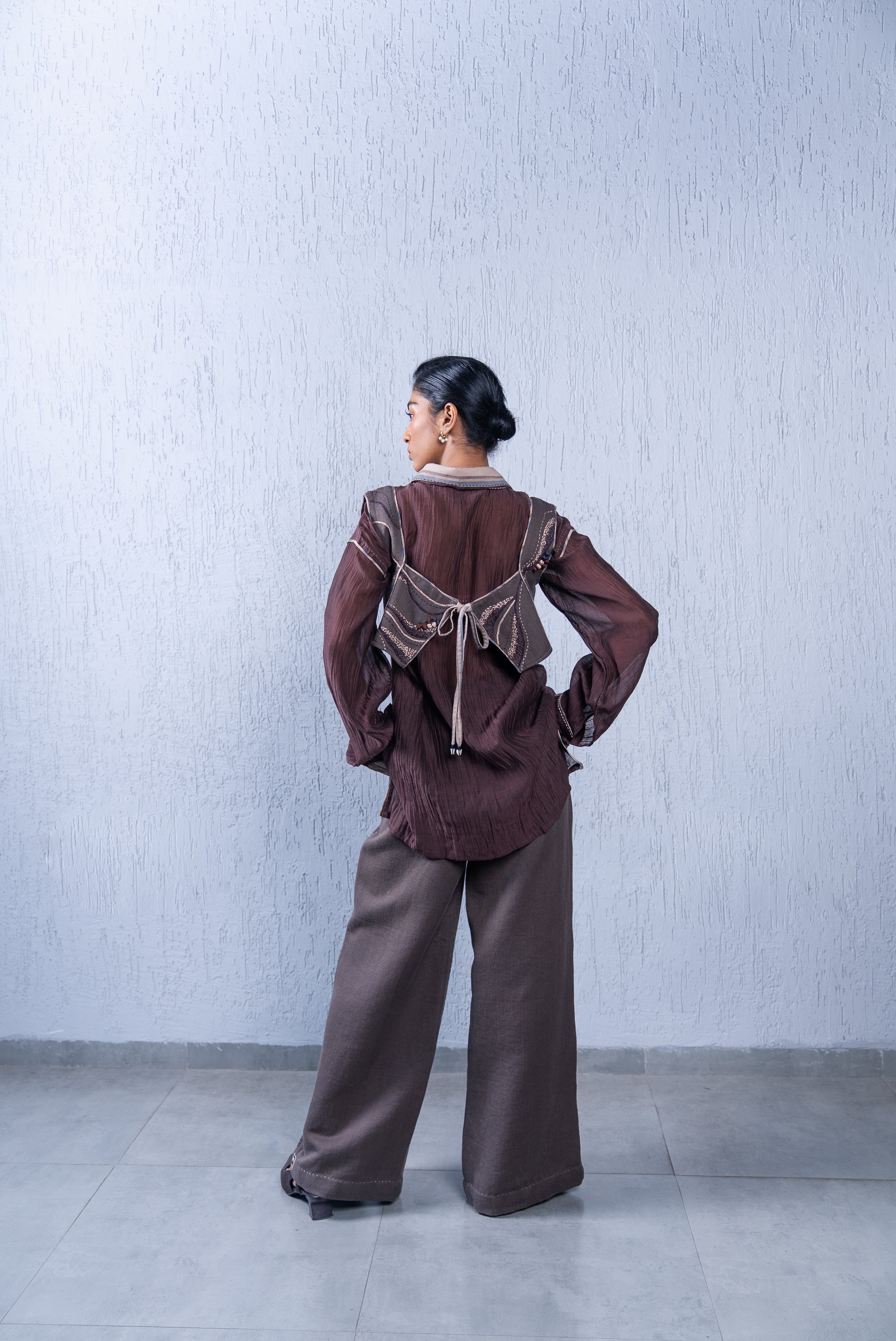 Unquiet Tie-Up Blouse