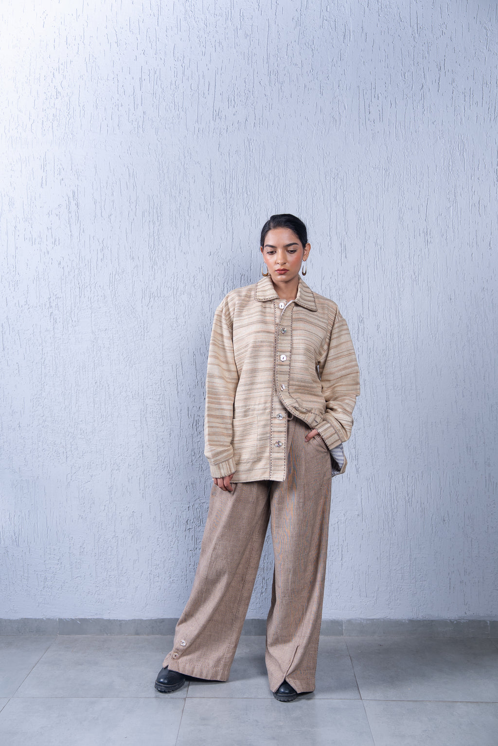 Unquiet Unisex Shirt Jacket