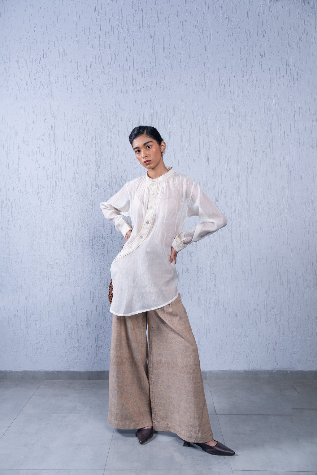 Unquiet Sheer Angrakha Shirt