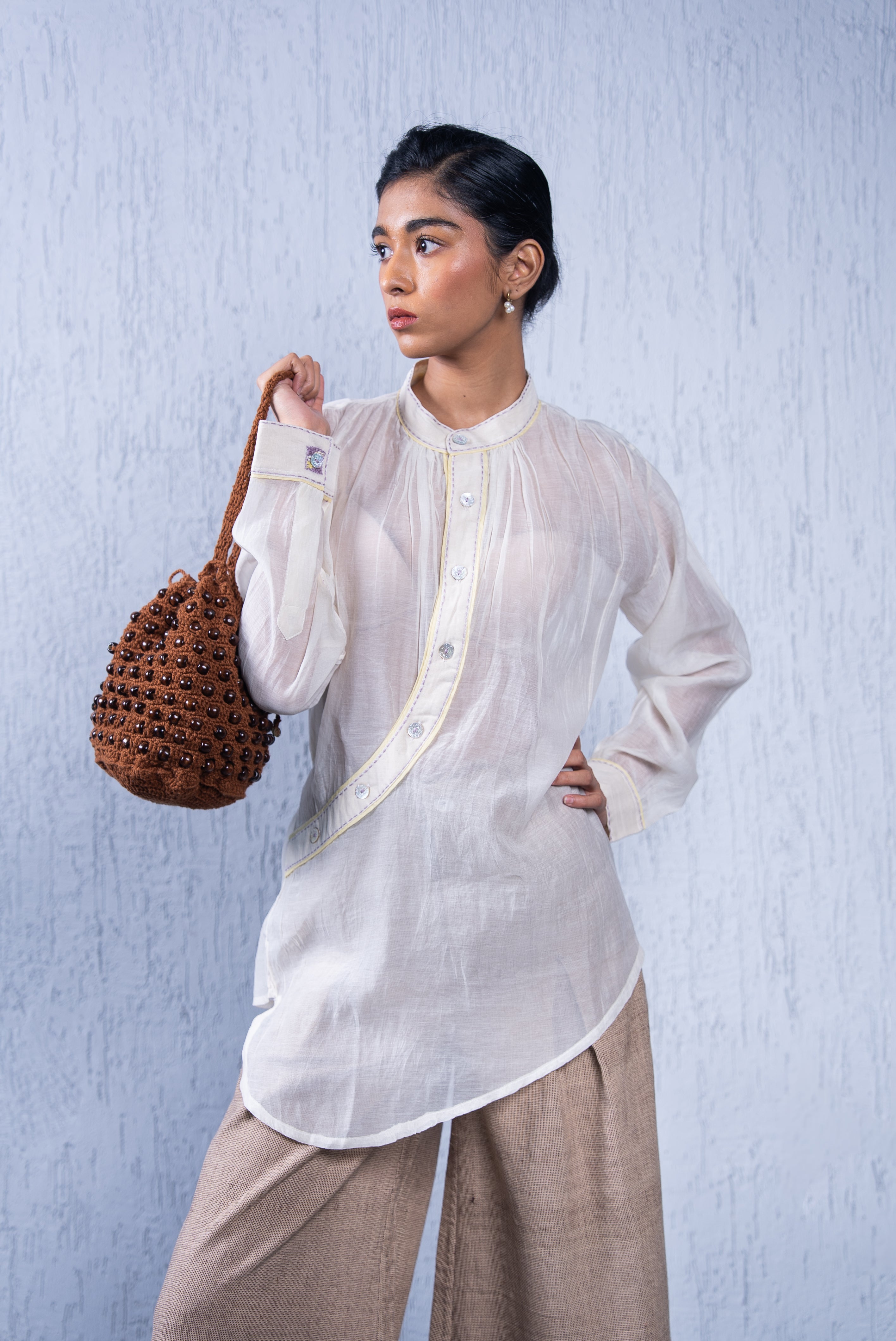 Unquiet Sheer Angrakha Shirt