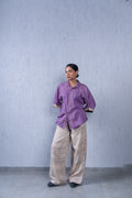 Unquiet Unisex Natural Slub Straight Pants