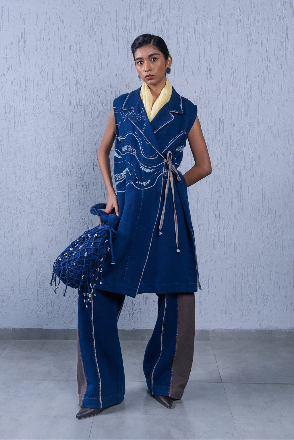 Unquiet Unisex Colour-Blocked Pants