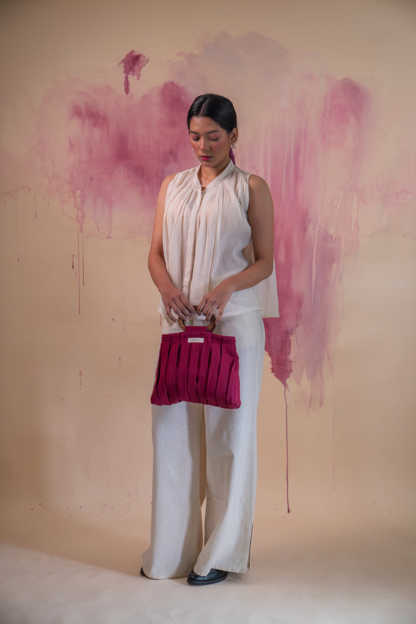 Phosphene Gathered Blouse