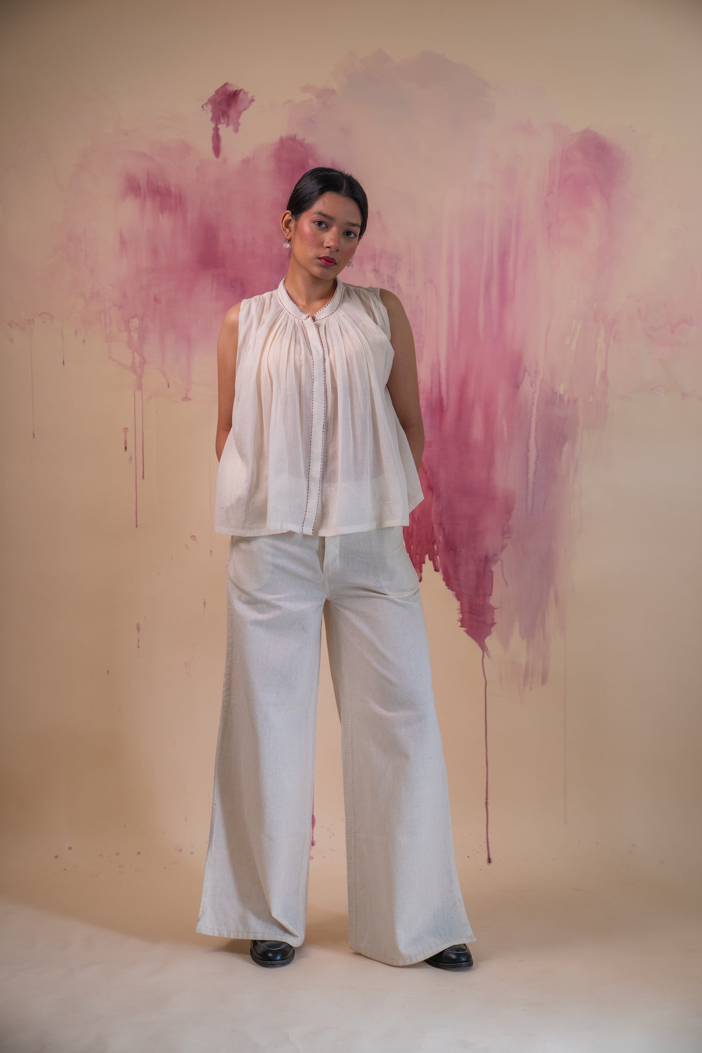 Phosphene Gathered Blouse