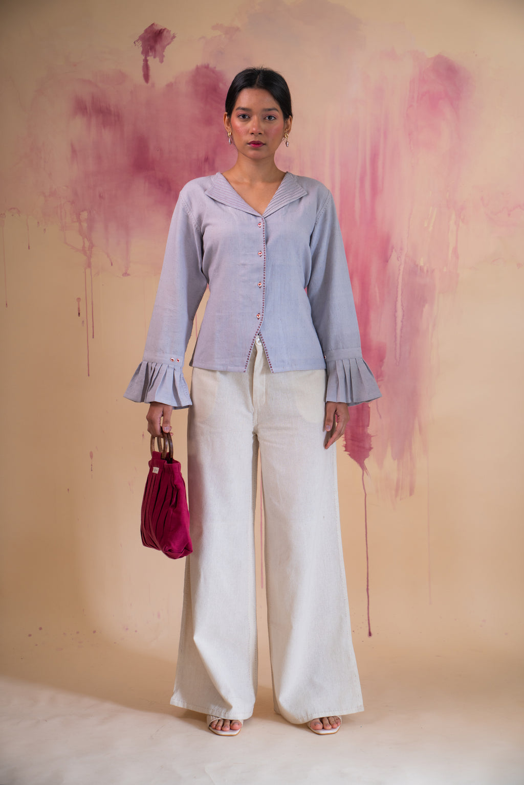 Phosphene Pintuck Blouse