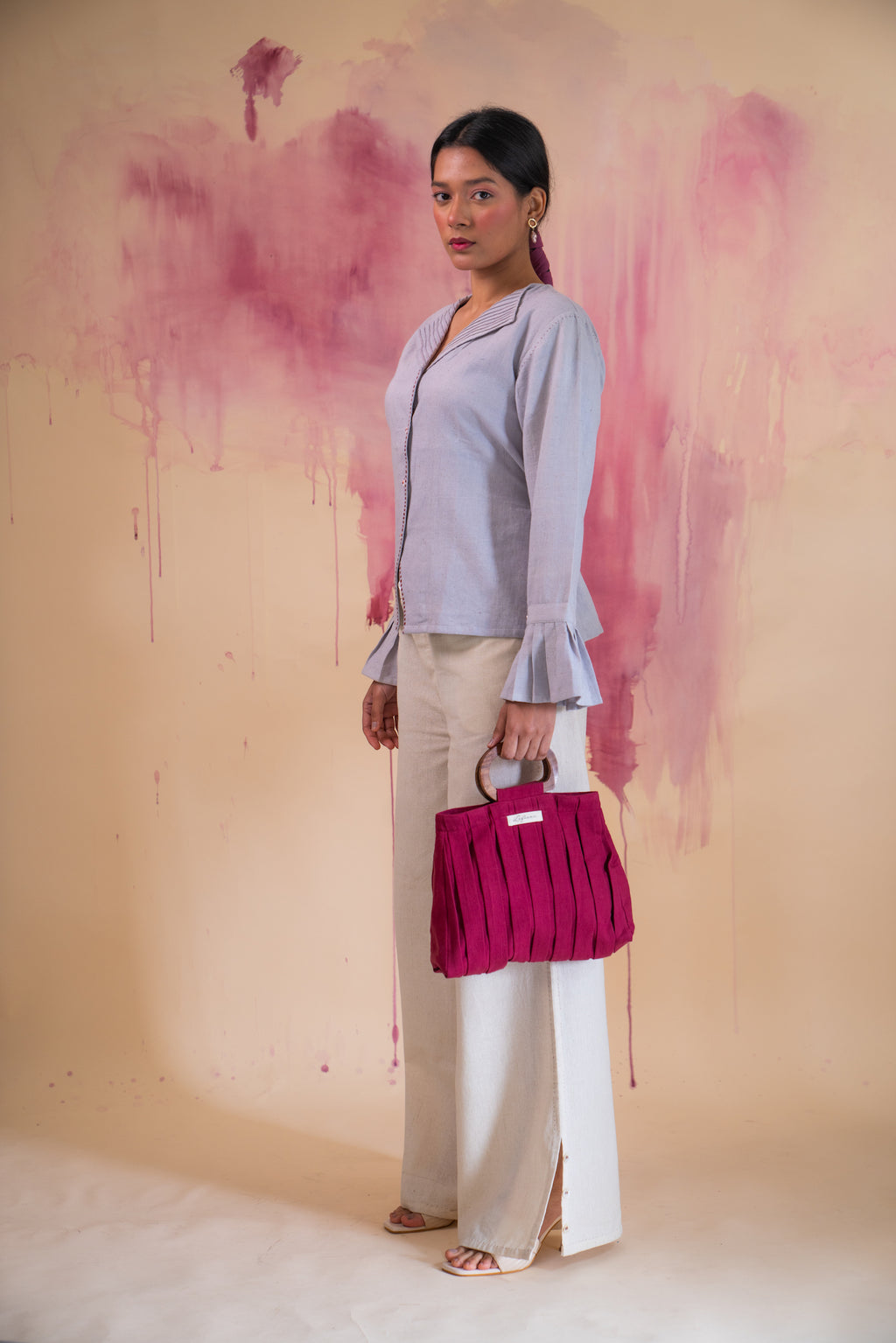 Phosphene Pintuck Blouse