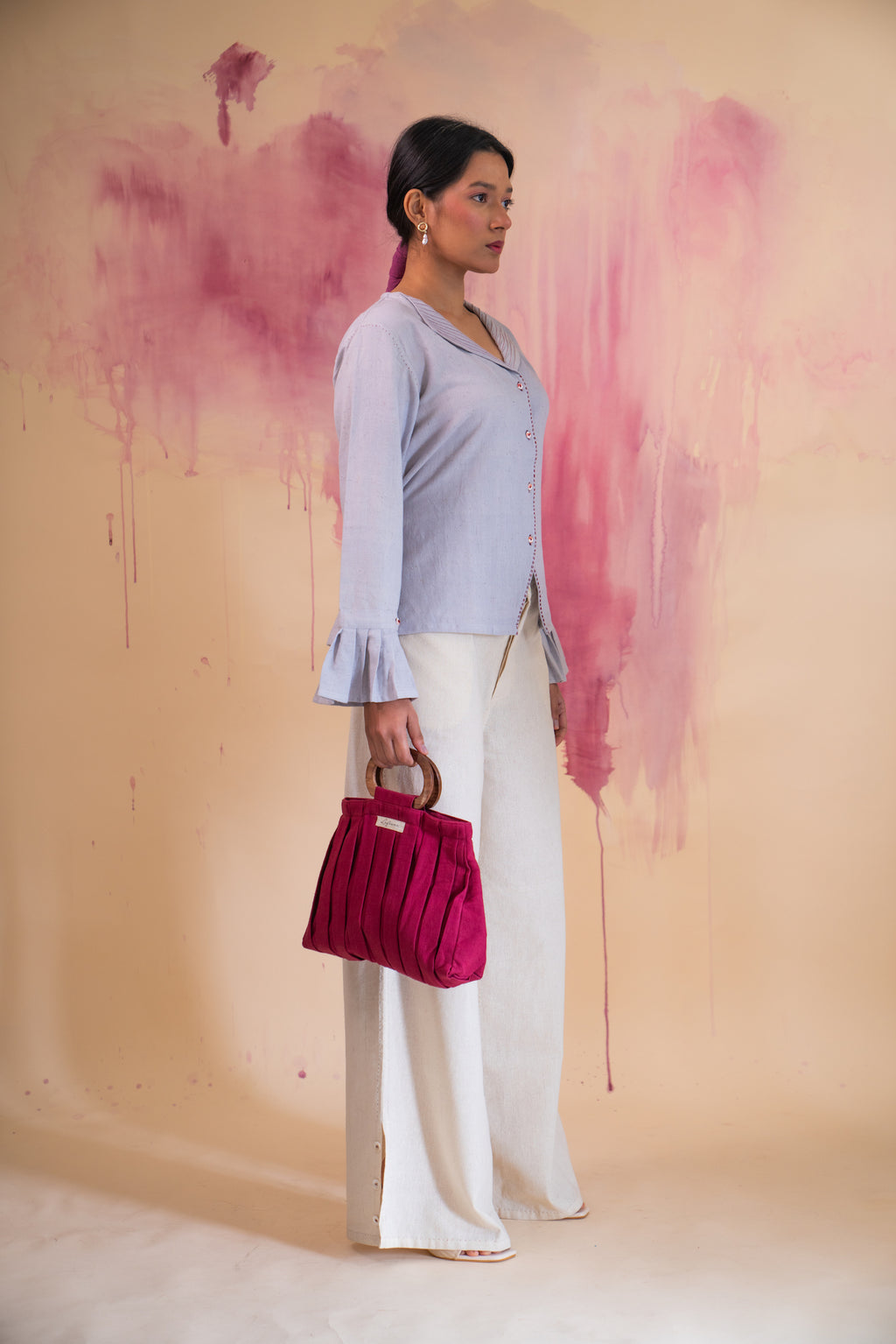 Phosphene Pintuck Blouse