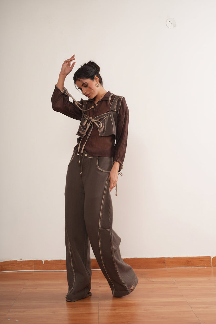 Pintuck Blouse